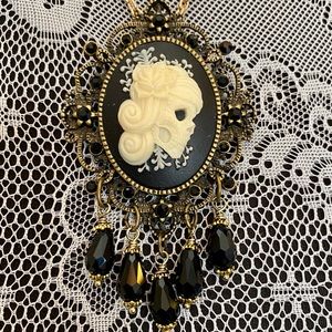 Lolita Skeleton Cameo Necklace